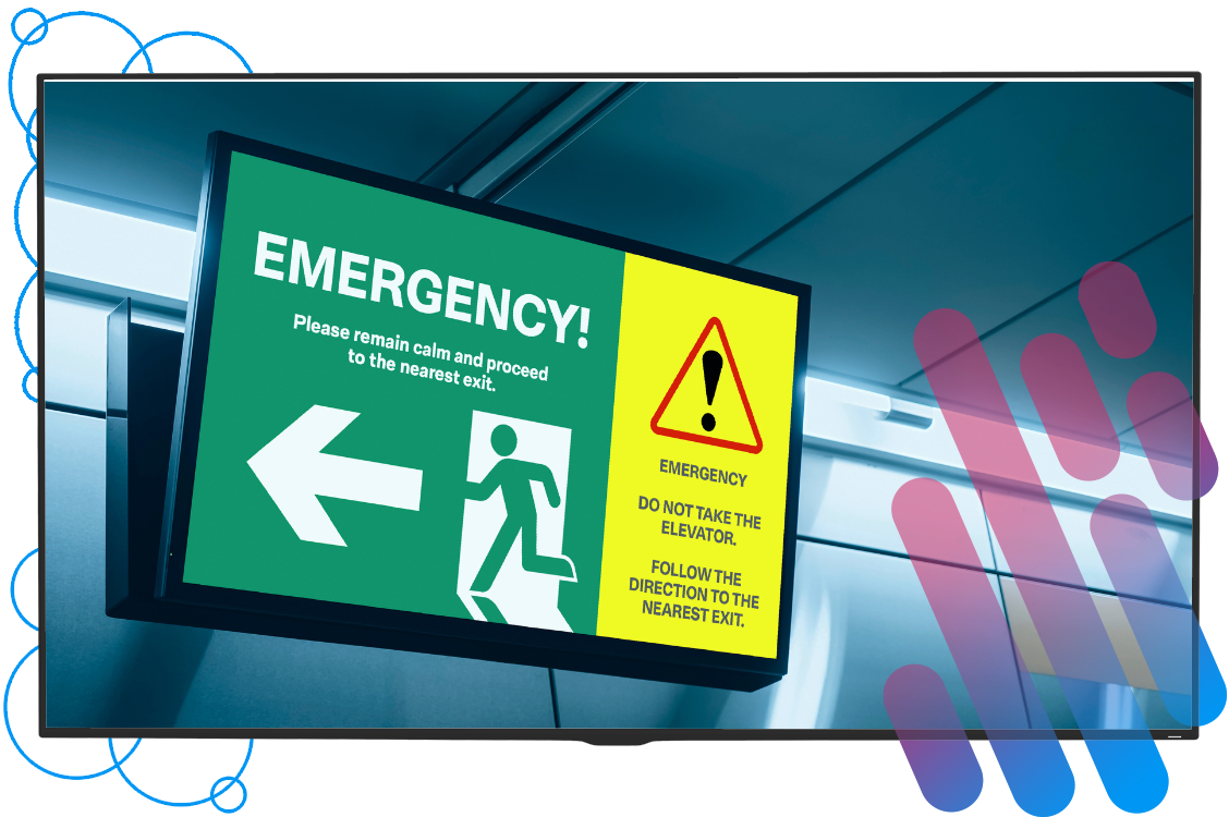 emergency exit screen