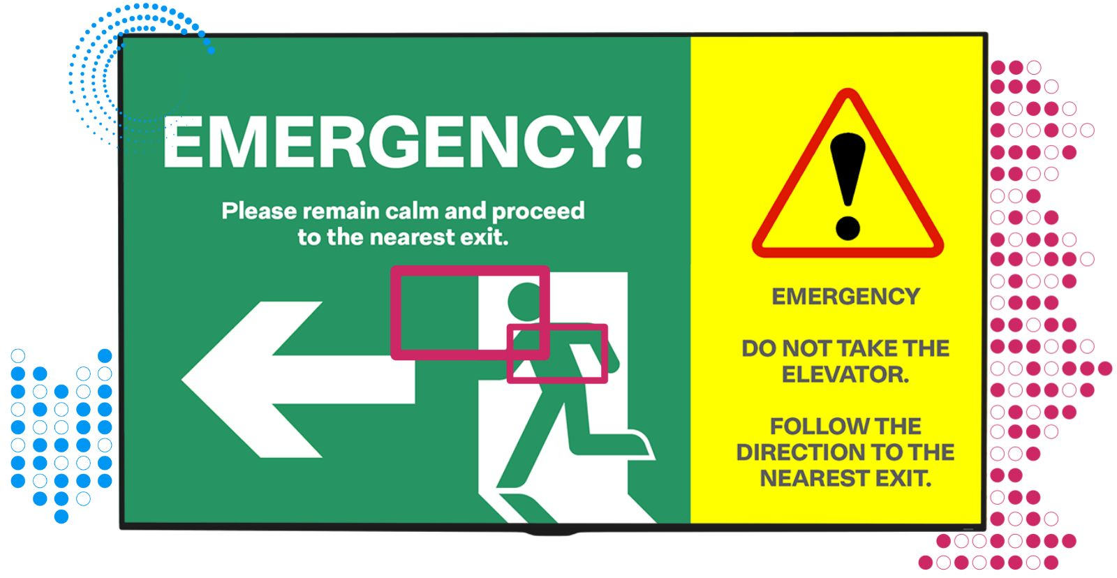 Emergency Notifications in Digital Signs