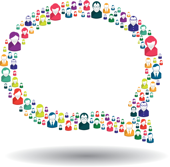 digital communication illustration