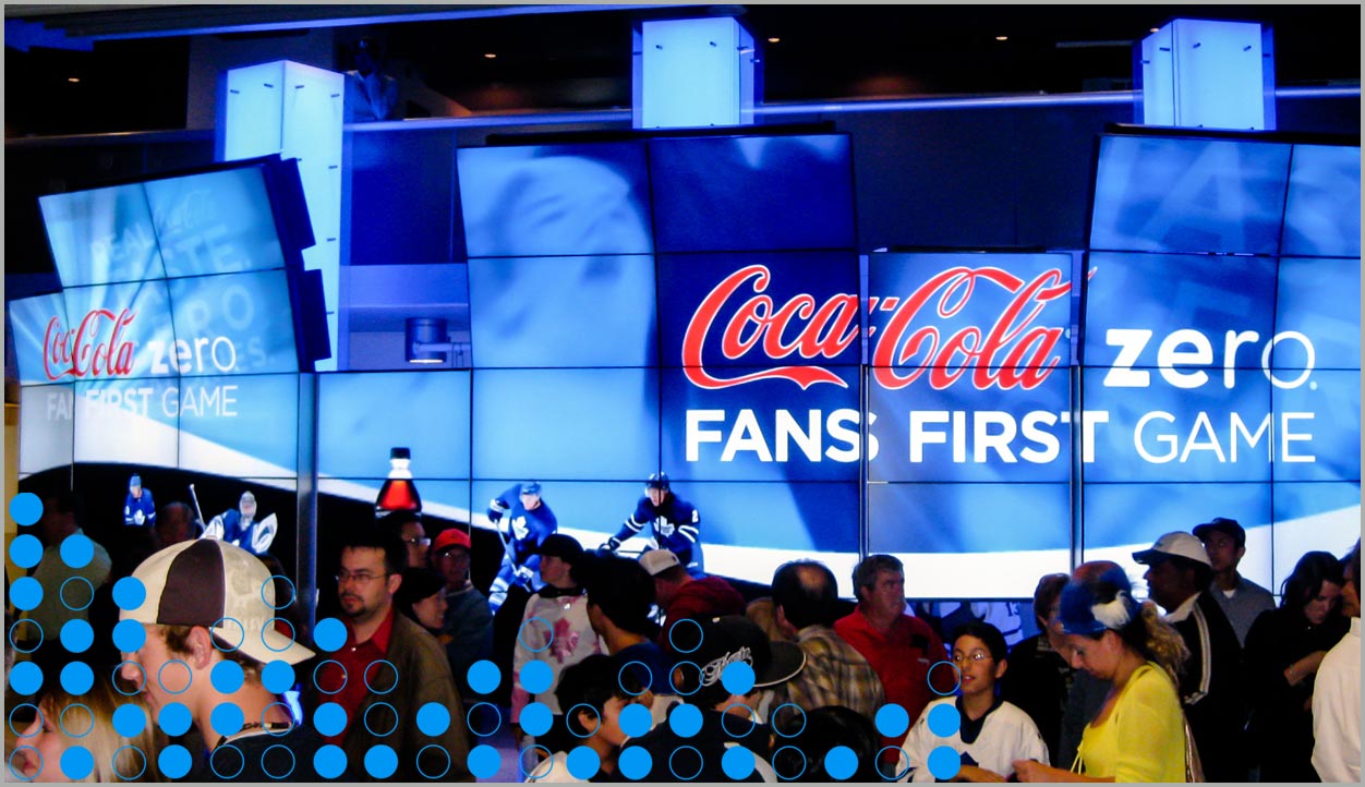 arena advertising video wall