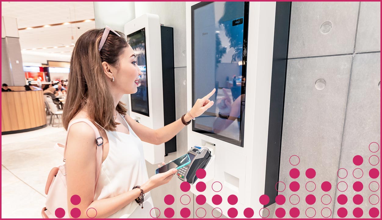 touch screen in restaurant