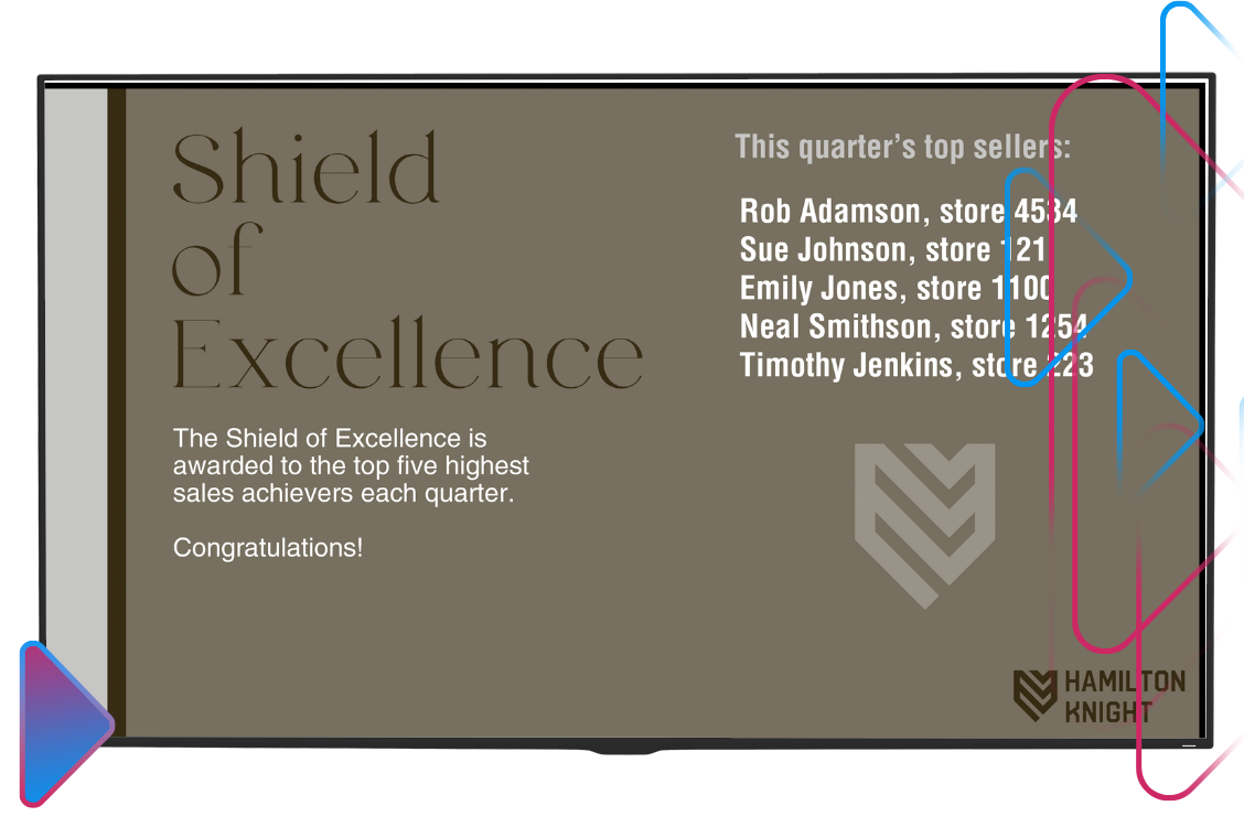 employee recognition screen