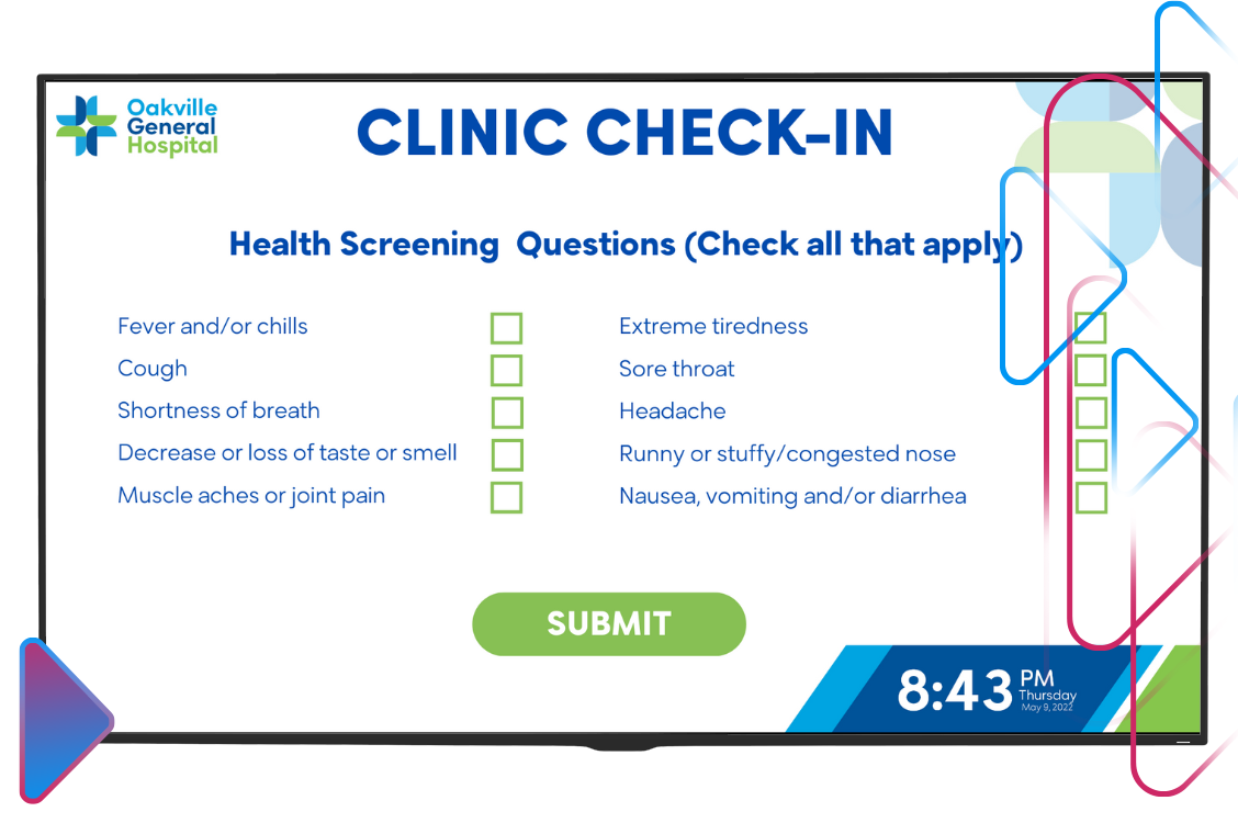 healthcare check-in kiosk