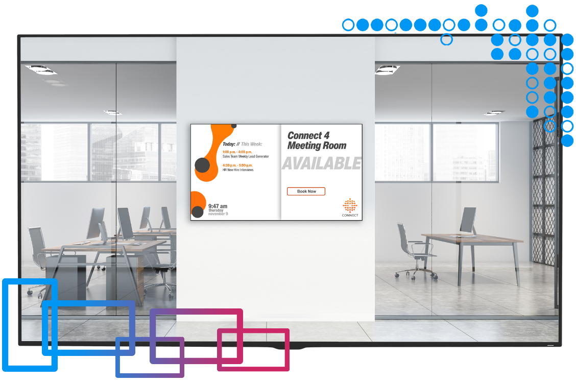 meeting room scheduling screen