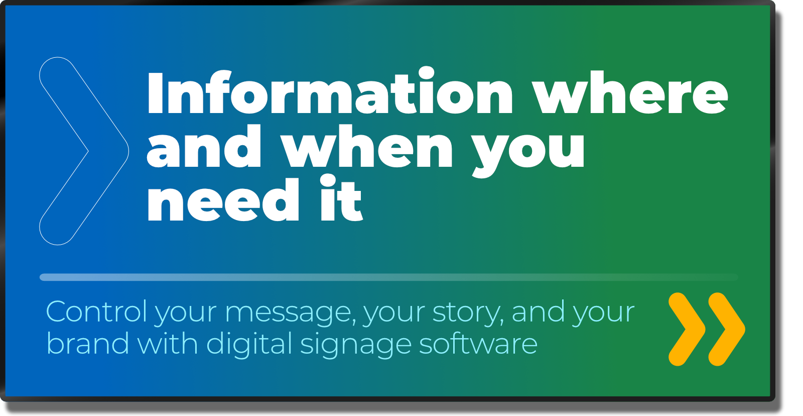 Information when and where you need it