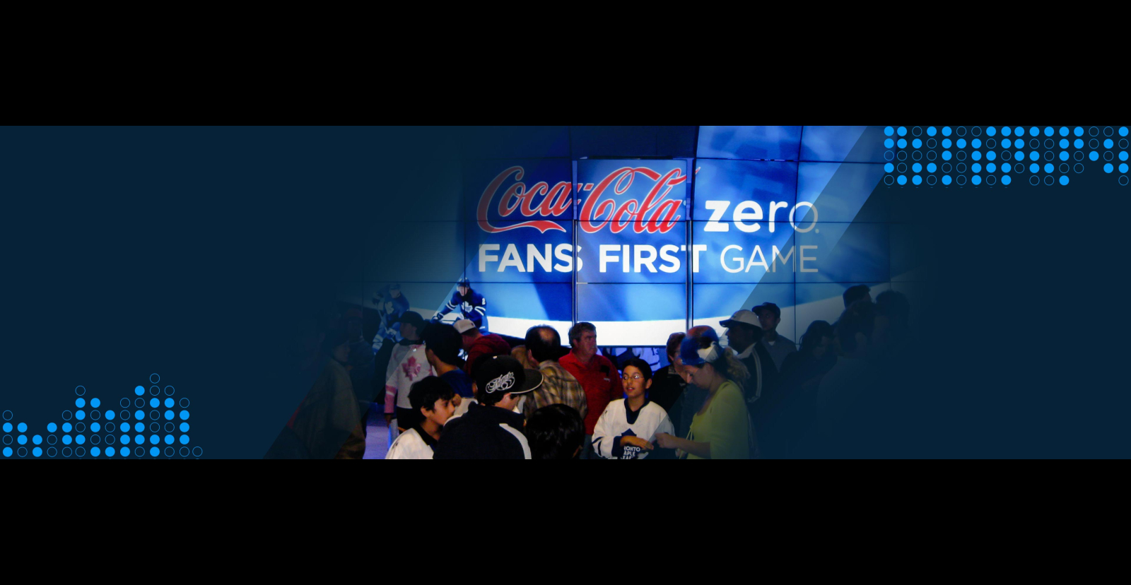 video wall in sports arena