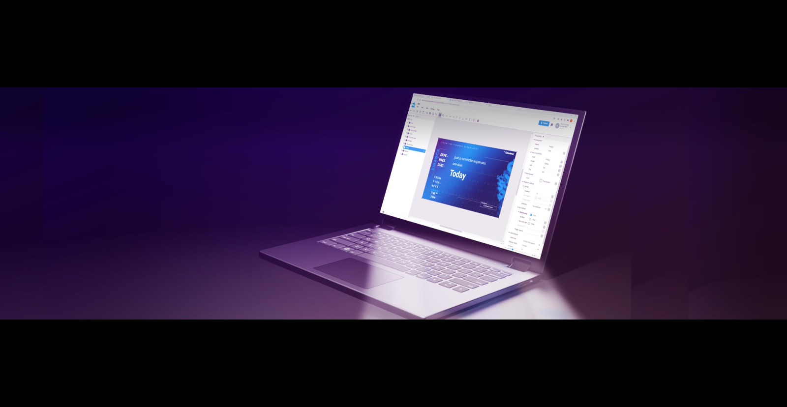 open laptop on a desk