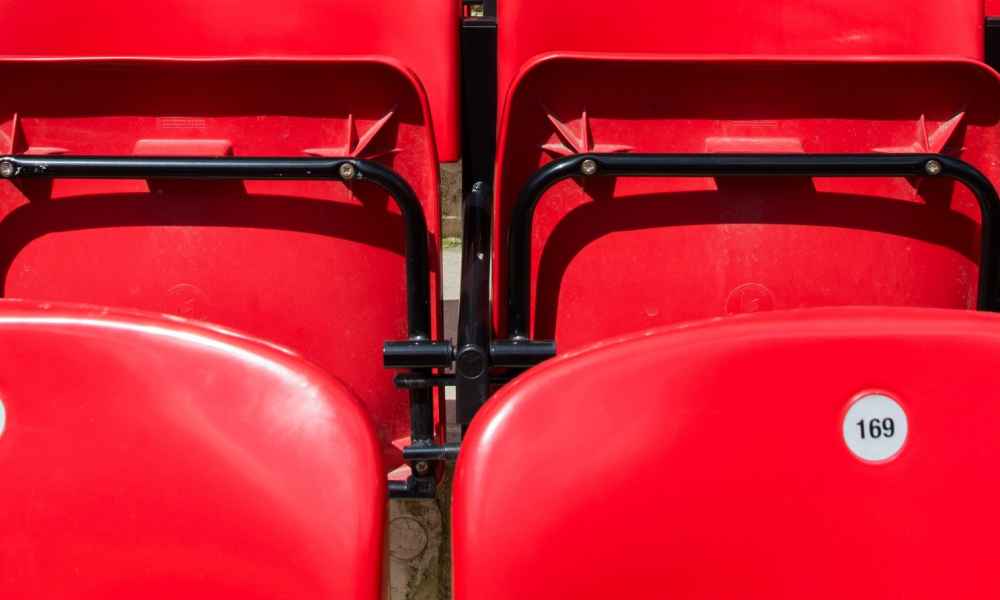 stadiums with red seats