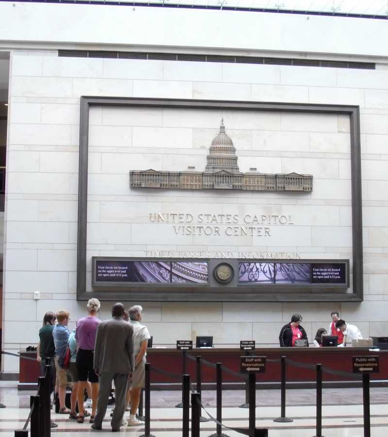 video wall in public building